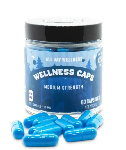Wellness CBD Capsules pure isolate softgels