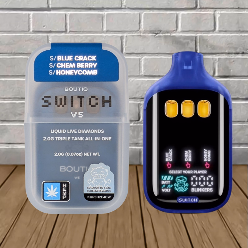 Boutiq Switch V5 THCp Disposable 2g Boutiq Switch V5 THCp Disposable 2g
