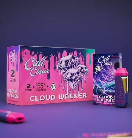 Cali Clear Cloud Walker – 2G Liquid Diamonds Disposable – Indica