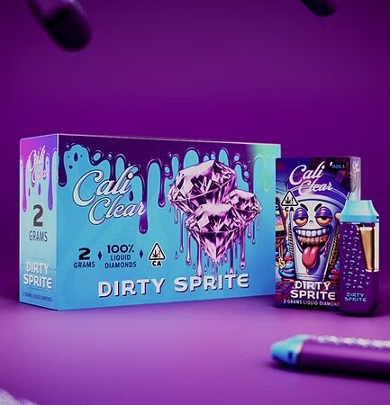 Cali Clear Dirty Sprite – 2G Liquid Diamonds Disposable – Indica