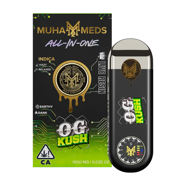 Muha Meds OG Kush indica live resin